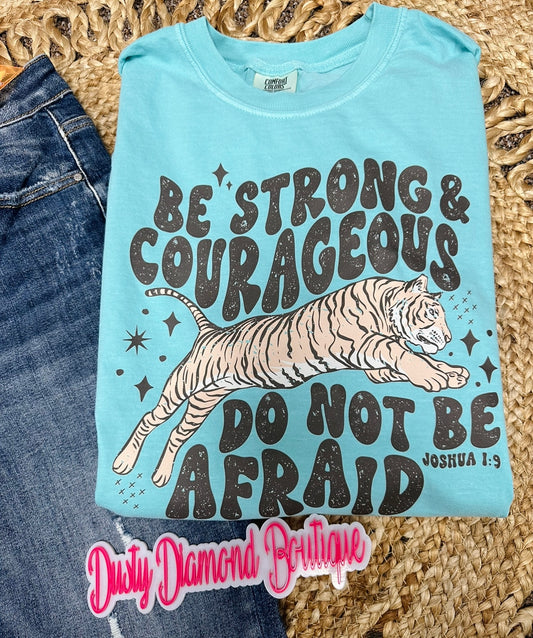 Strong & Courageous Comfort Color Tee