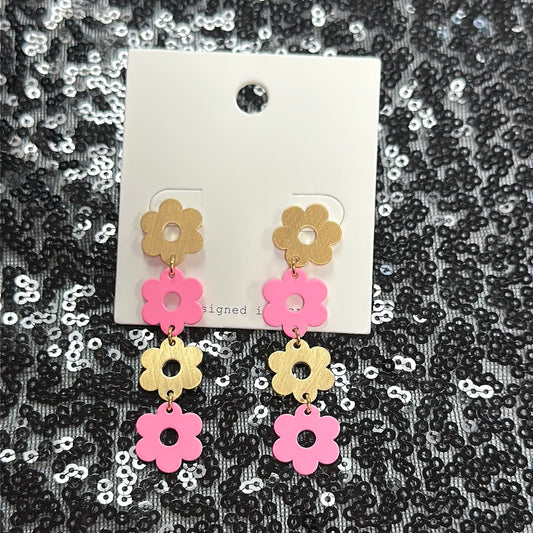 Flower Dangle Earring