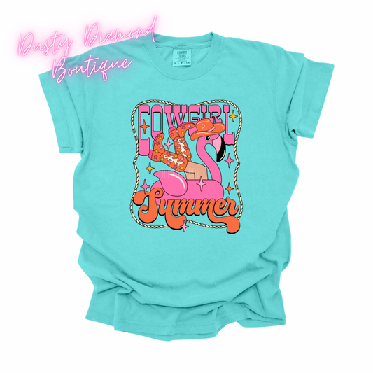 Cowgirl Summer Comfort Colors Tee