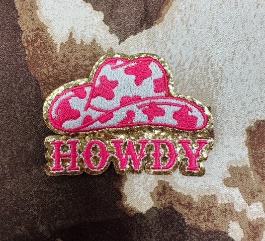 Howdy Hat Chenille Patch