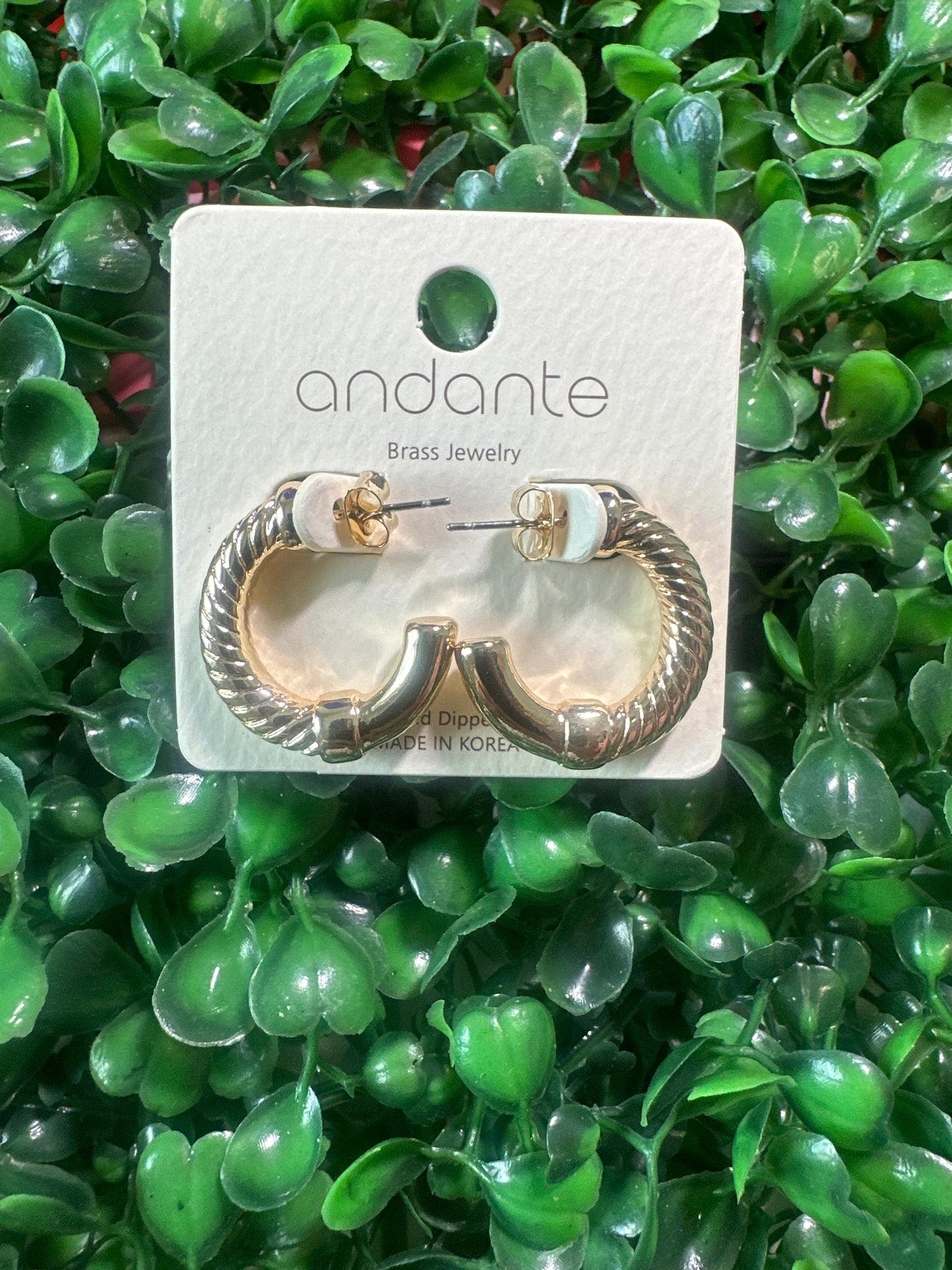 Rope Gold Hoops