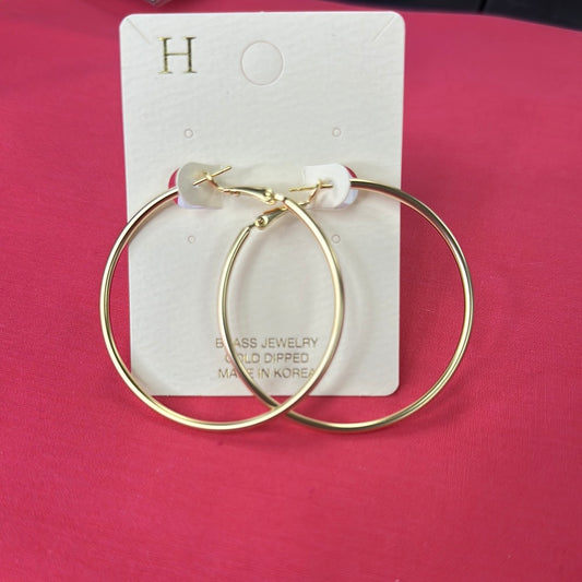 Gold Dipped Hoops