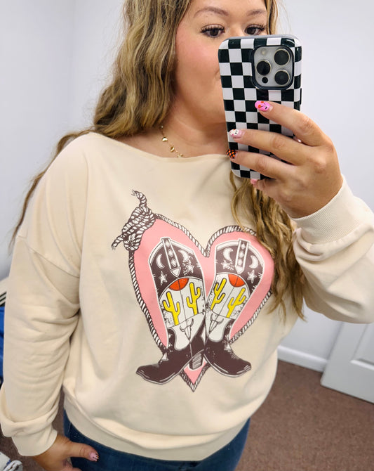 Wild West Love Pullover