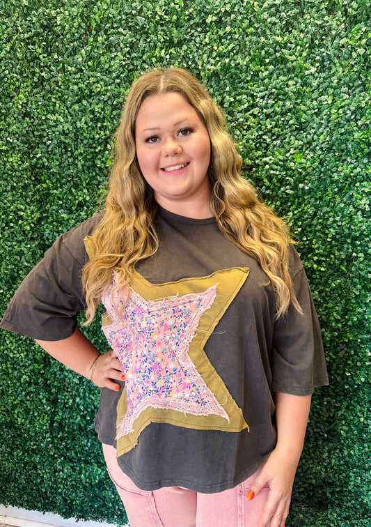 Patchwork Star Top