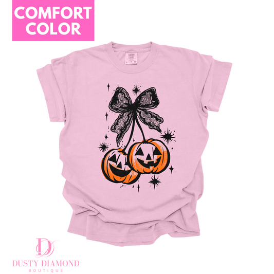 Pumpkin Cherry Comfort Color T-shirt