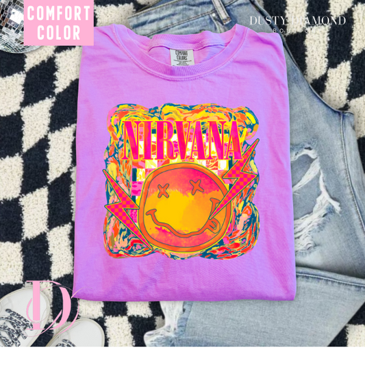 NEON NIR VANA COMFORT COLOR T SHIRT