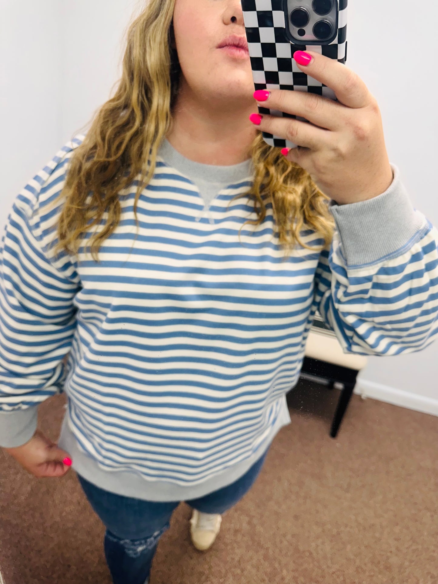 Rustic Striped Pullover