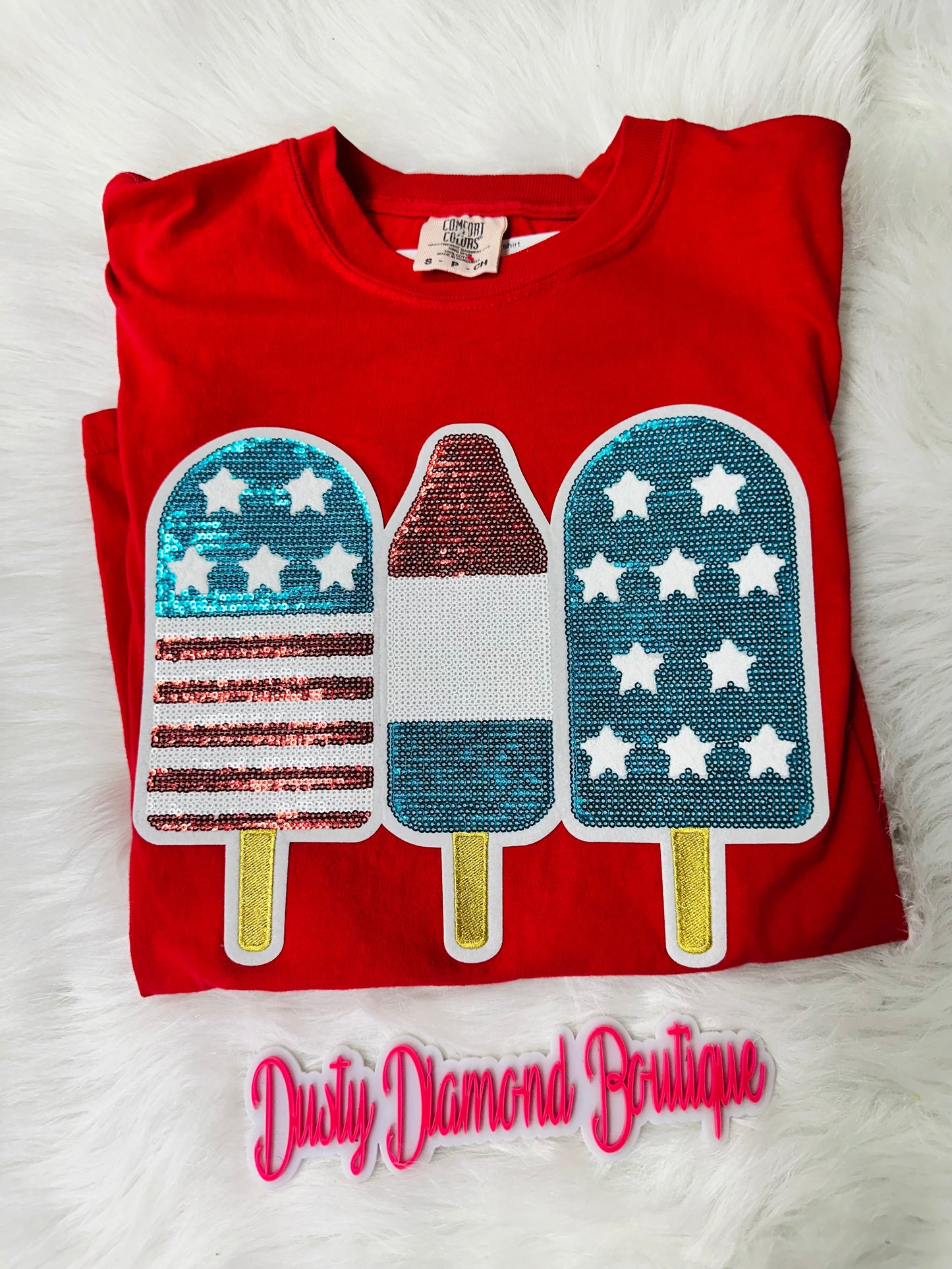 Popsicle Chenille Comfort Colors T-shirt