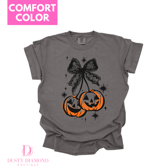 Pumpkin Cherry Comfort Color T-shirt