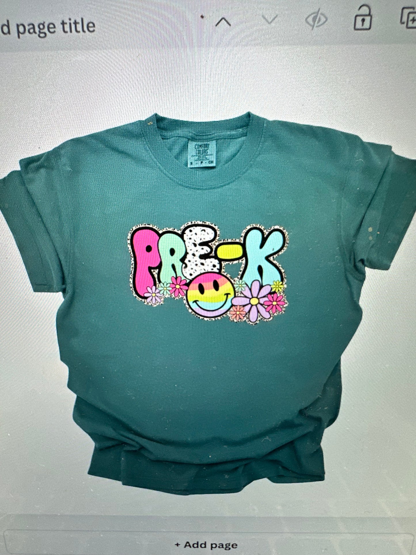 Pre K T shirt