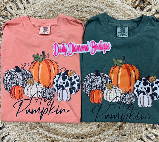 Hey Pumpkin Comfort Color T-Shirt