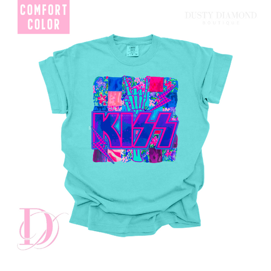Neon KISS Comfort Color T Shirt