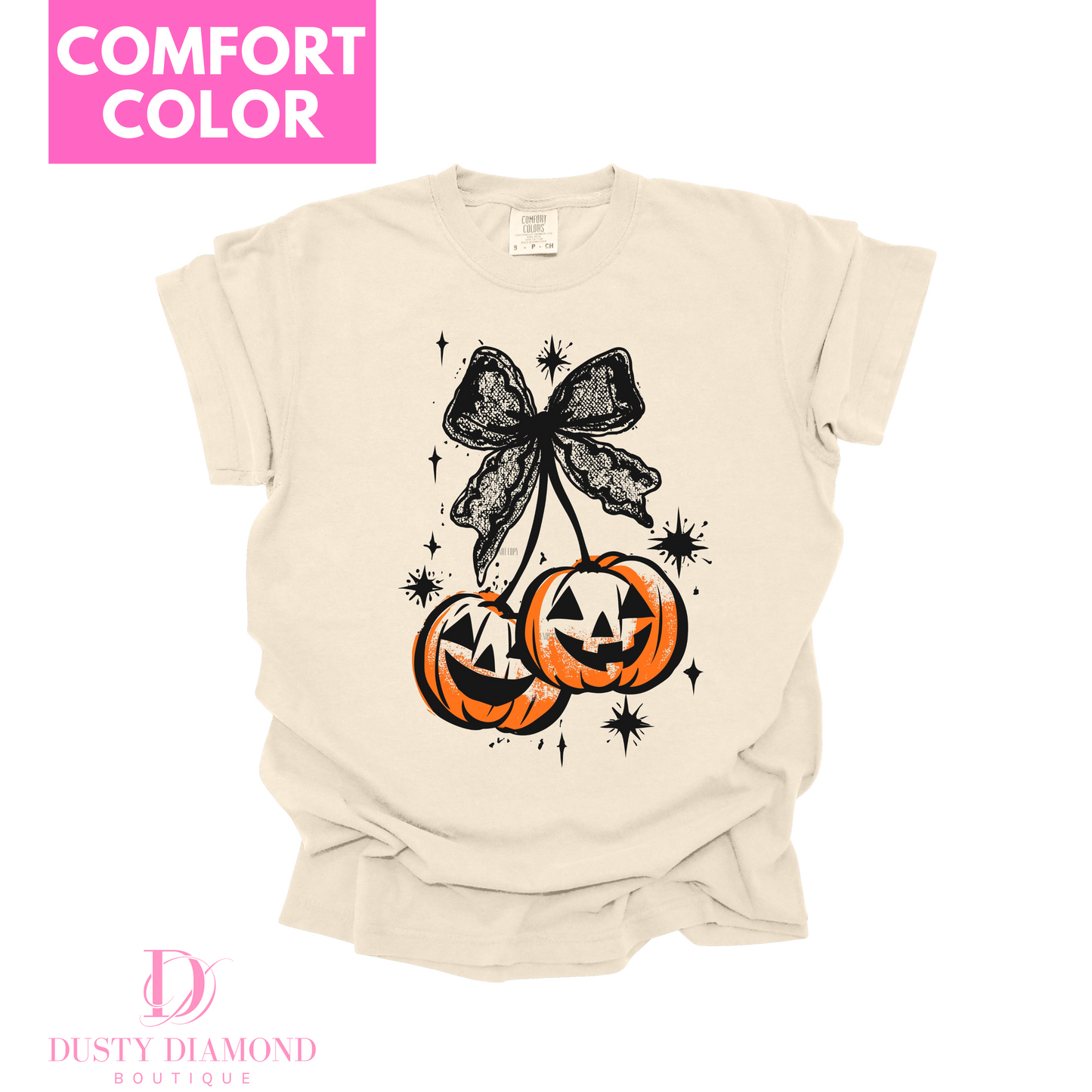 Pumpkin Cherry Comfort Color T-shirt