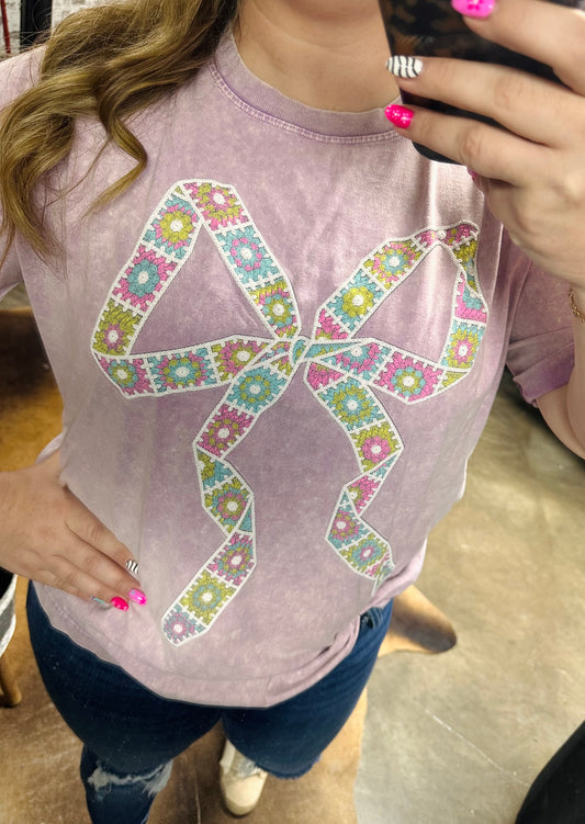 Puff Quilted Bow ZUTTER T-Shirt