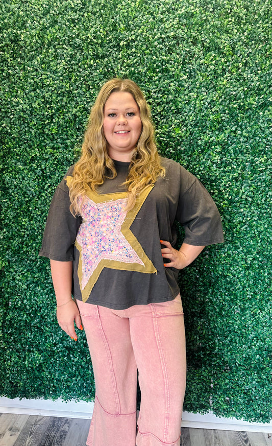 Patchwork Star Top