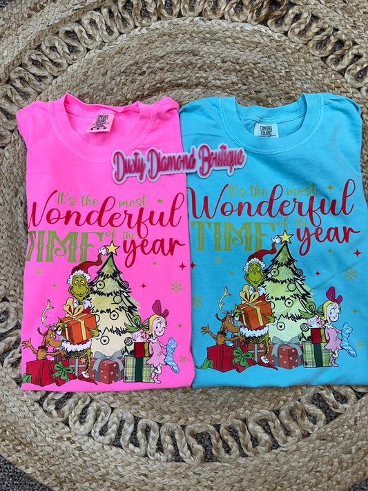 Most Wonderful Time Comfort Color Tee