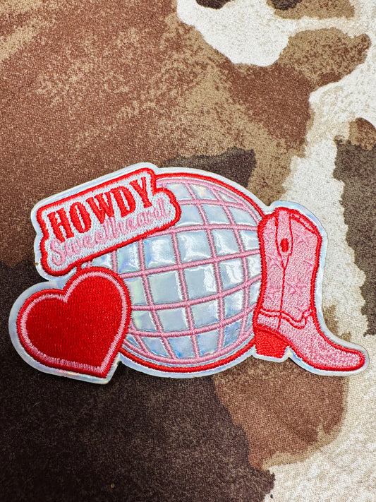 Howdy Sweetheart Disco Patch