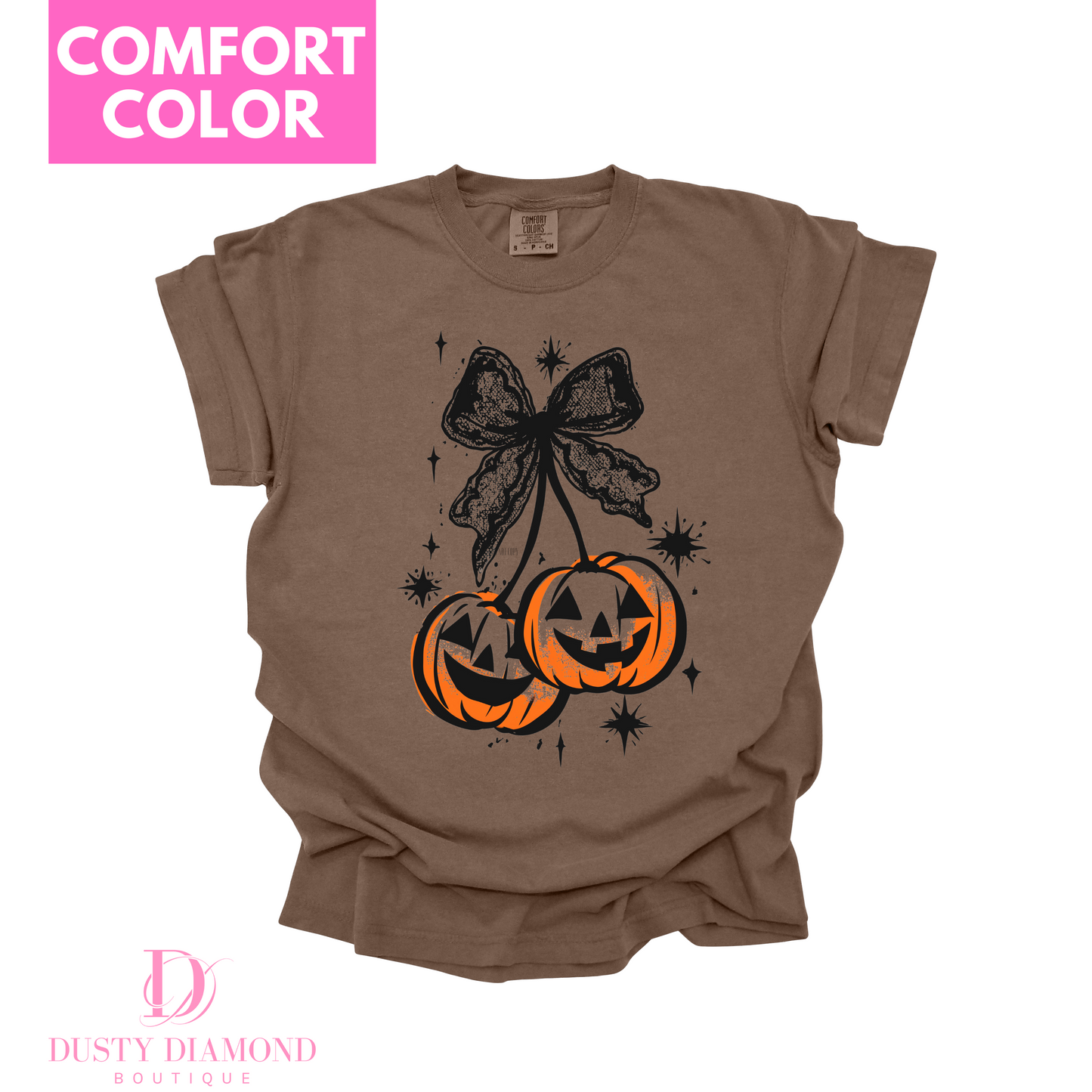 Pumpkin Cherry Comfort Color T-shirt