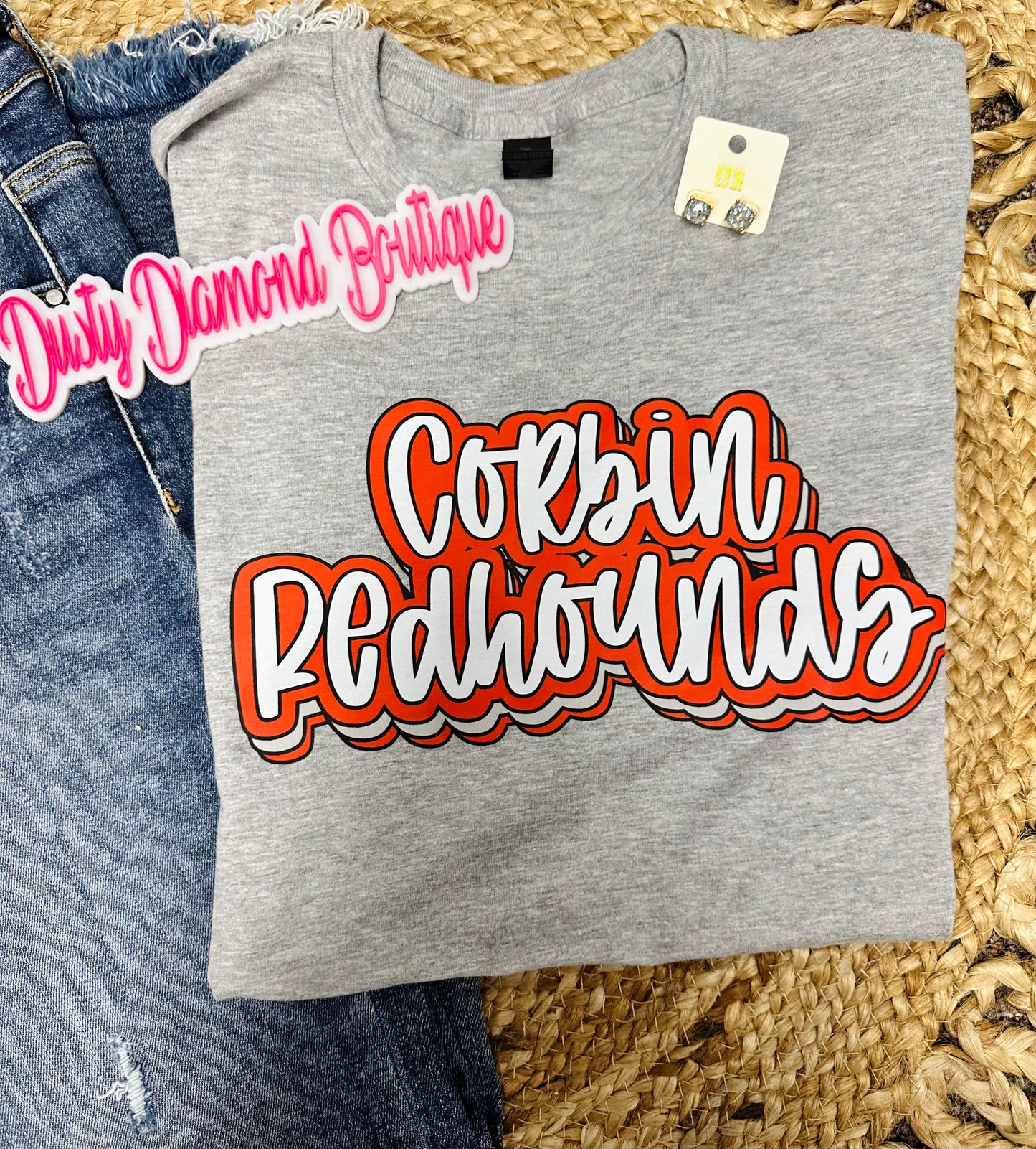 Corbin Redhounds Retro Tee