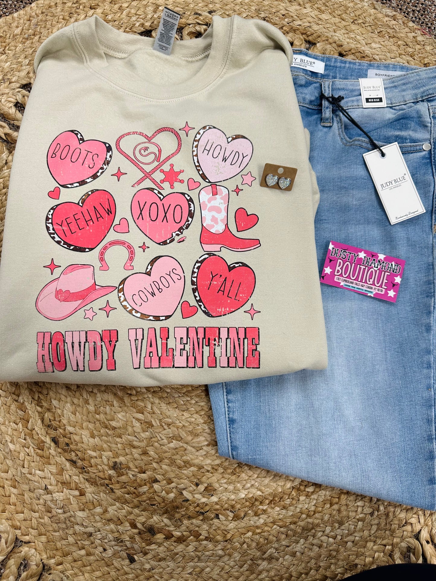 Howdy Valentine Sweatshirt