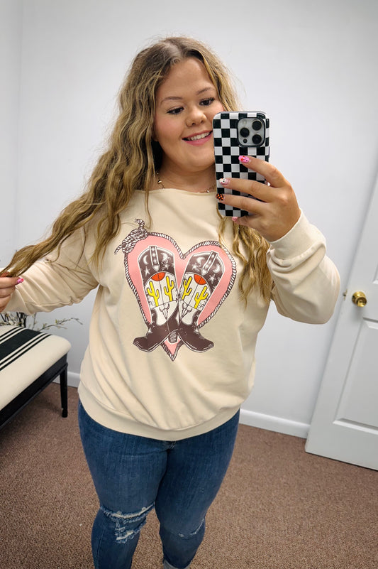 Wild West Love Pullover
