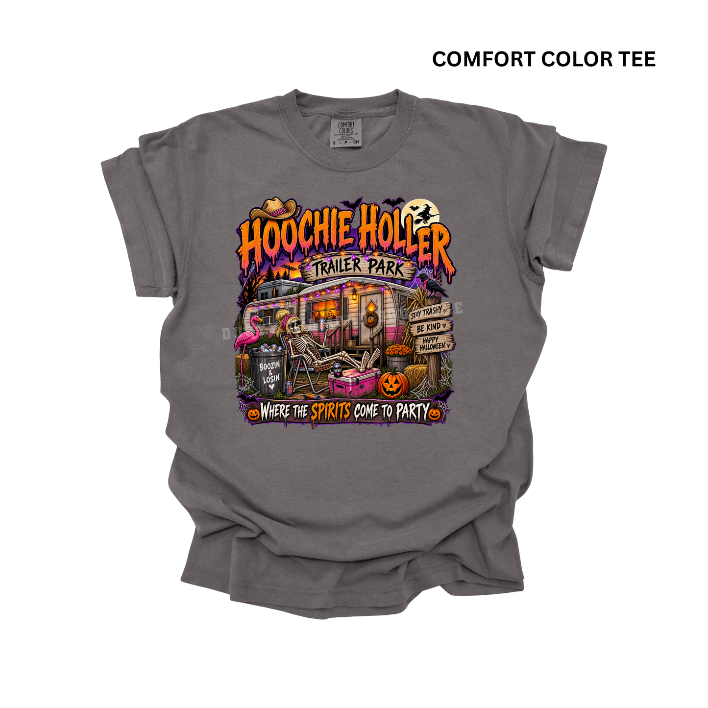 HALLOWEEN Hoochie Hollar Headquarters Comfort Color T-Shirt