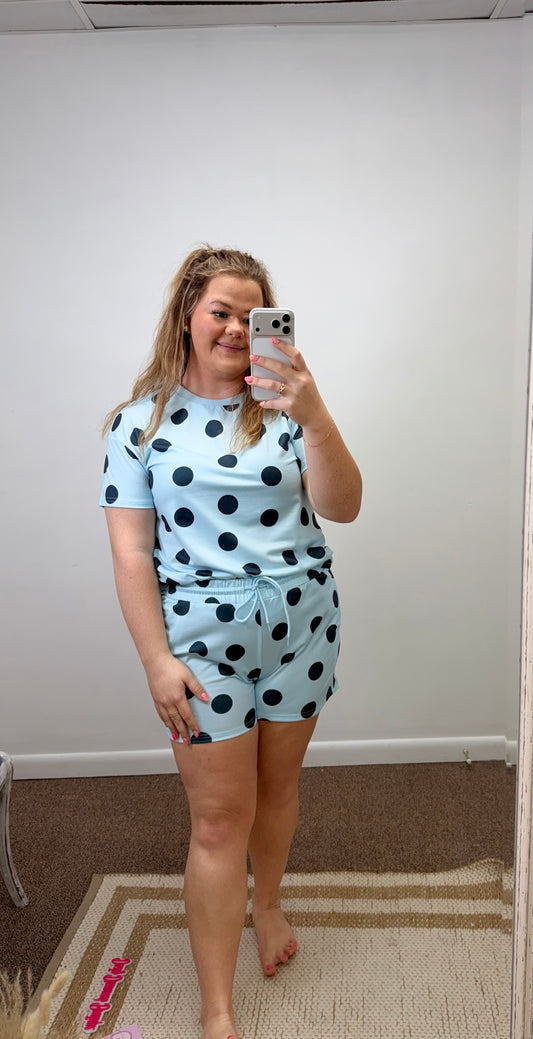 Blue Skies & Polka Dots Set