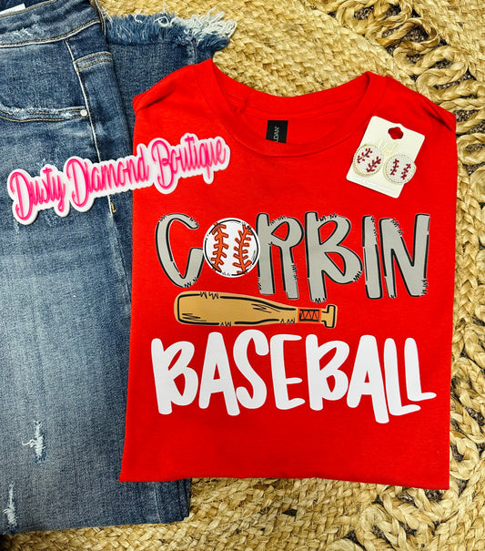 Corbin Baseball Tee