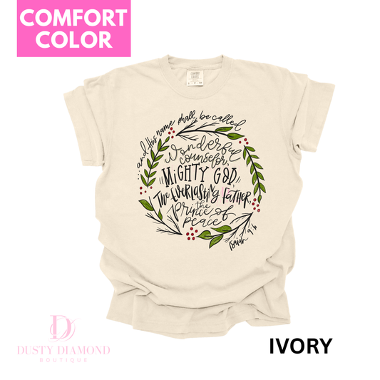 His Name Shall Be Called Comfort Color T-shirt
