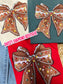 Gingerbread Bow Comfort Color T shirt