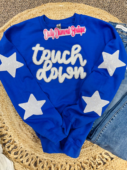 Royal Touchdown Sweatshirt