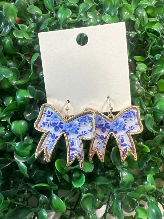 Chinoiserie Bow Earring