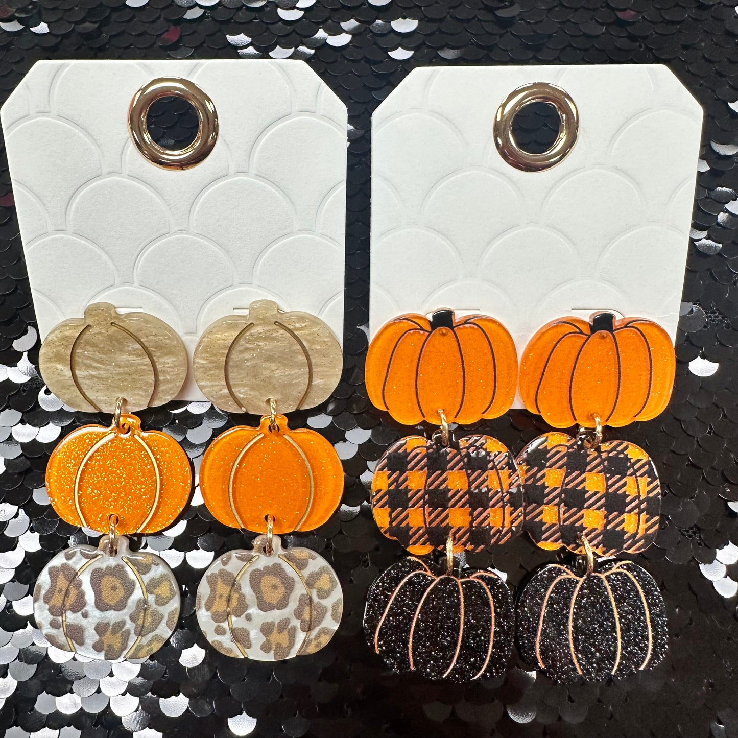 Pumpkin Stack Earrings