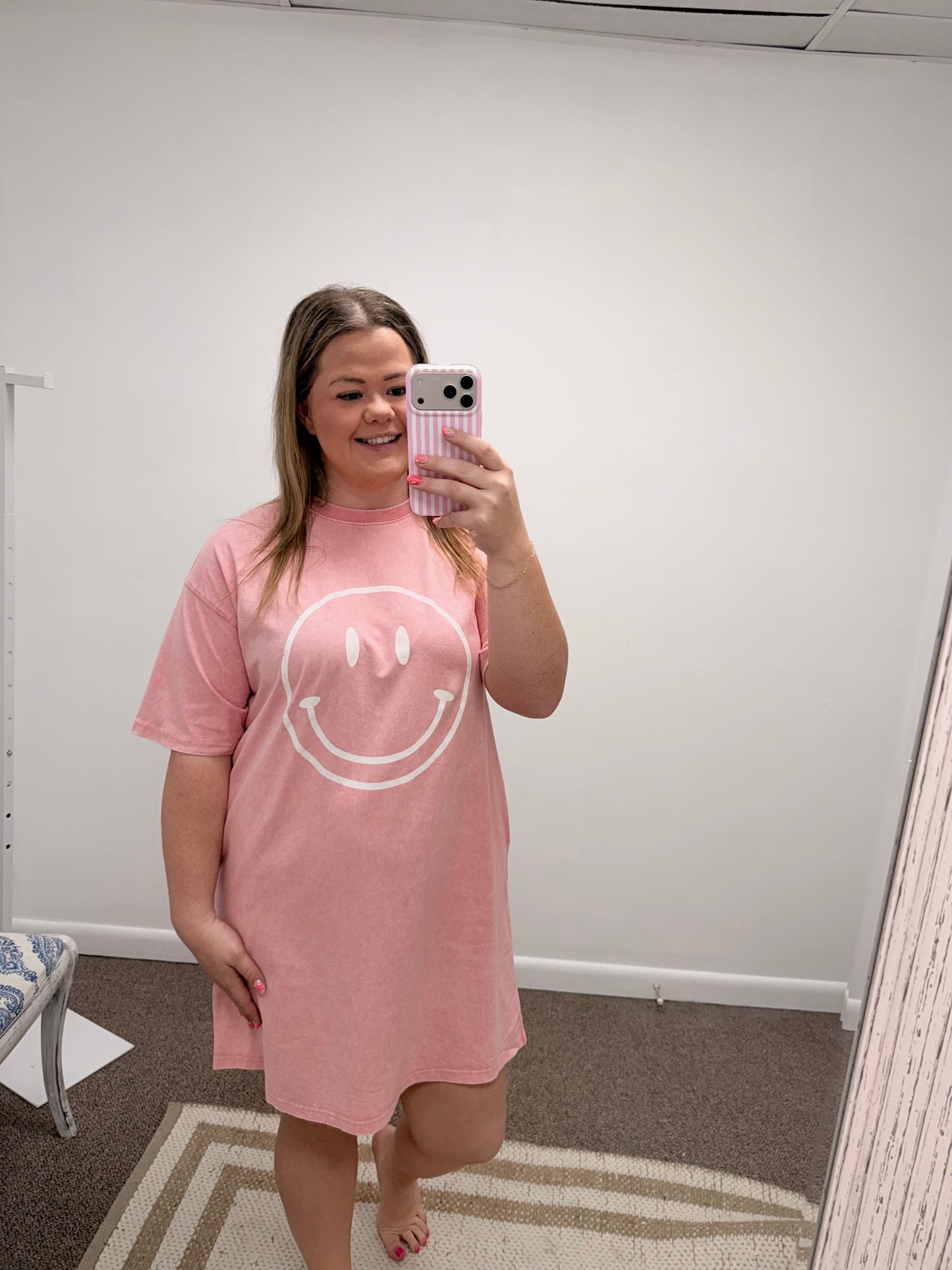 Choose Happy T-Shirt Dress