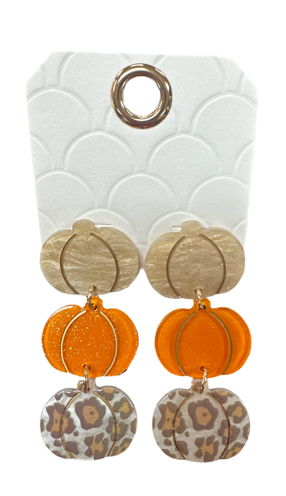 Pumpkin Stack Earrings