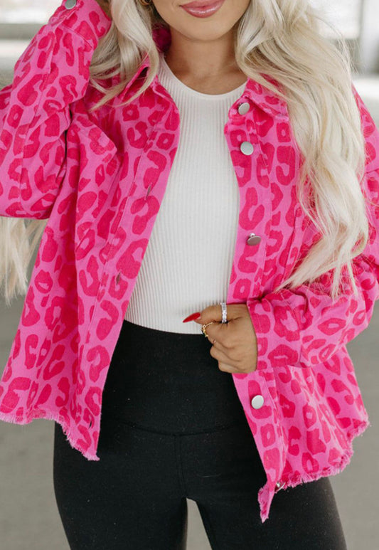 Pink Leopard Jacket