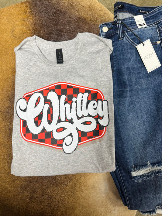 Whitley Checkered T shirt