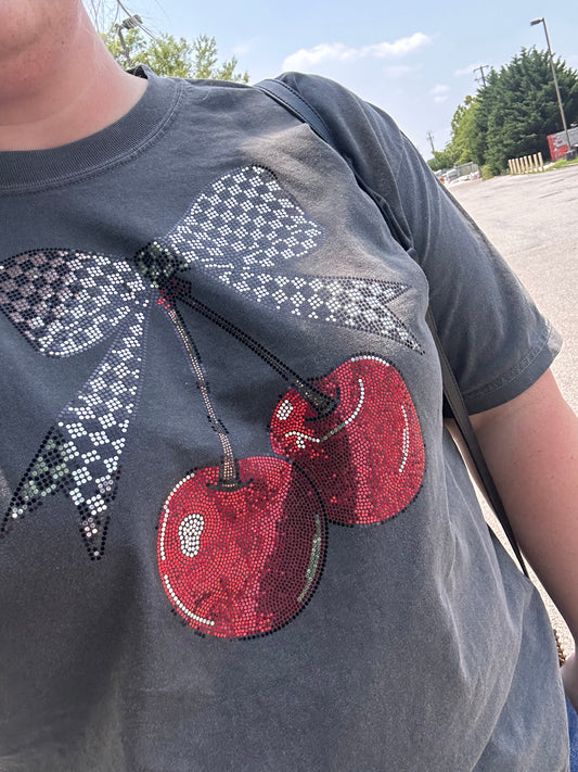 BLING Cherry Comfort Color T shirt