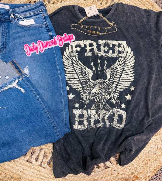 Free Bird Black ZUTTER T-shirt