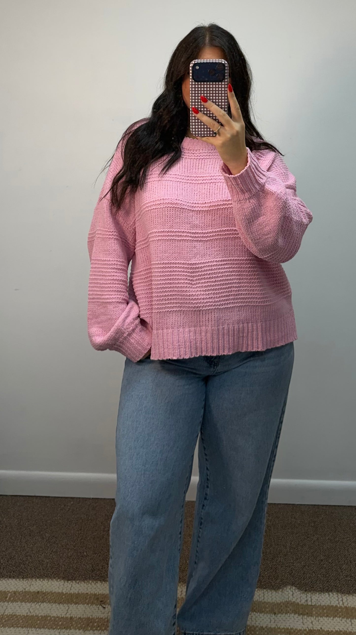 PINK Knit to Be Cozy Sweater