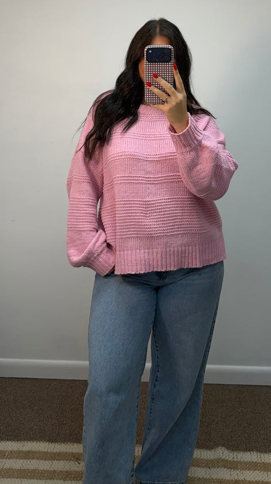 PINK Knit to Be Cozy Sweater