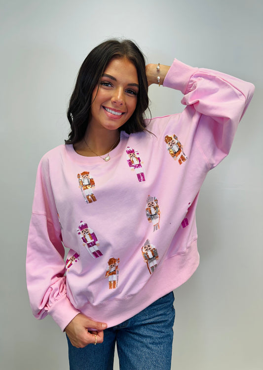 Nutcracker Sequin Sweatshirt