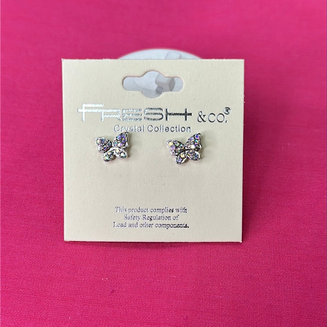 Tiny Butterfly Studs