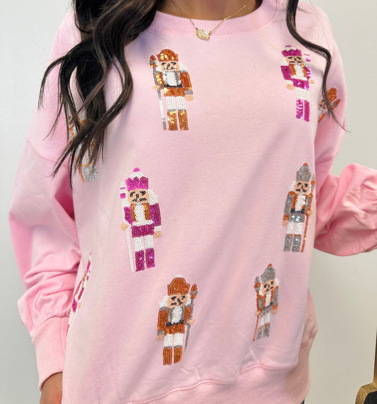 Nutcracker Sequin Sweatshirt