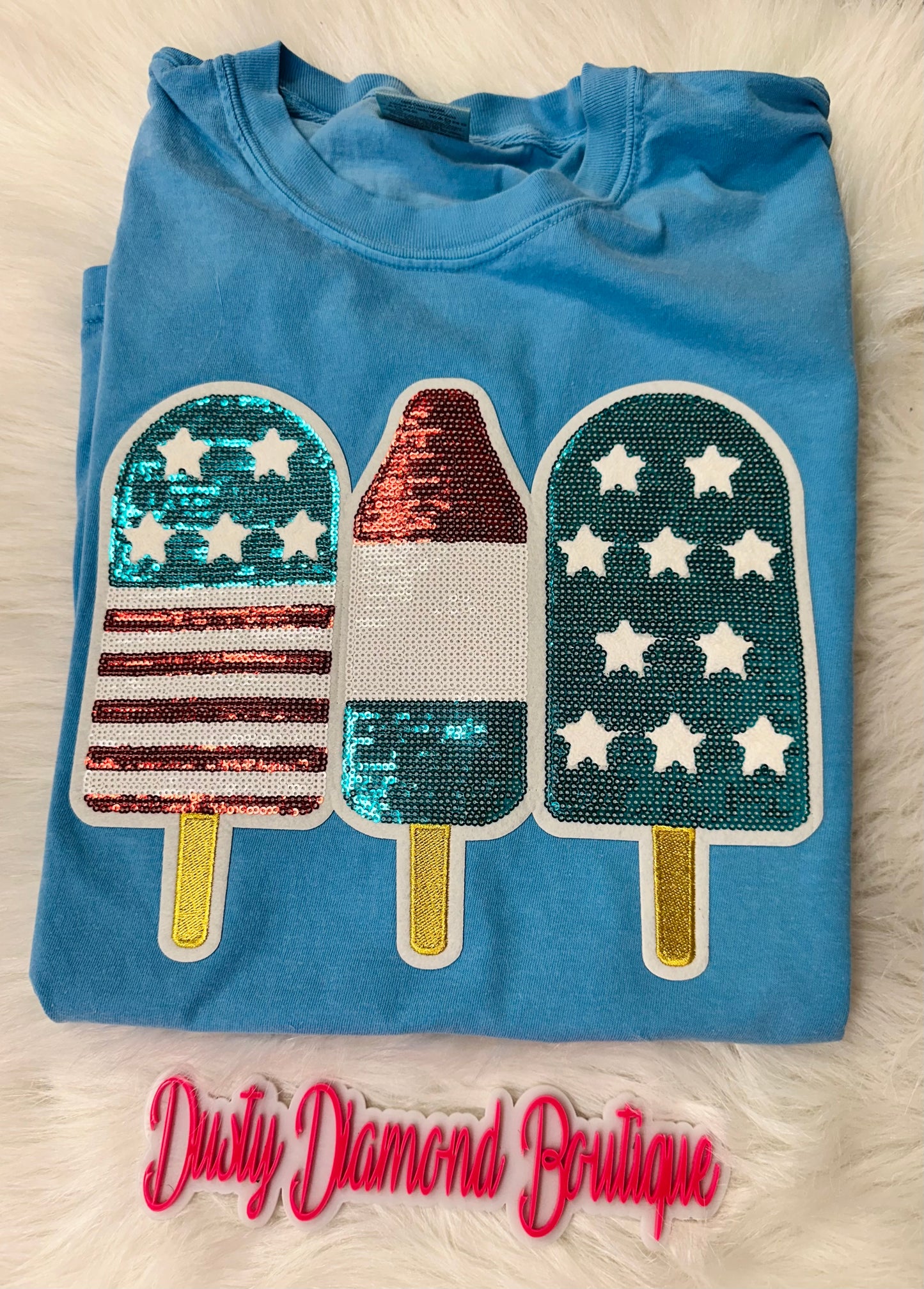 Popsicle Chenille Comfort Colors T-shirt