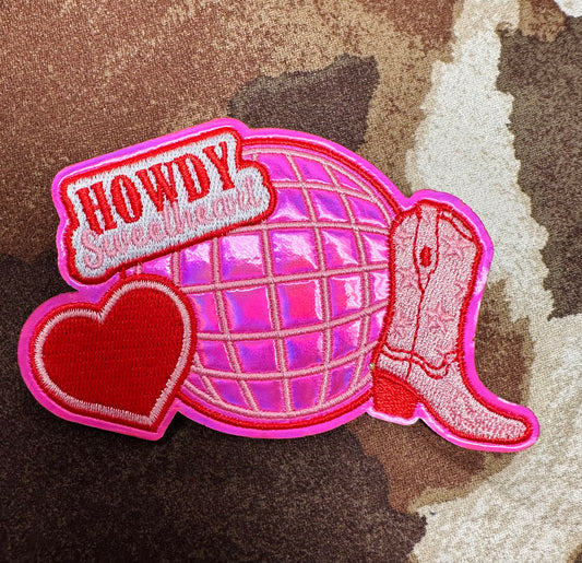 Howdy Sweetheart Disco Patch