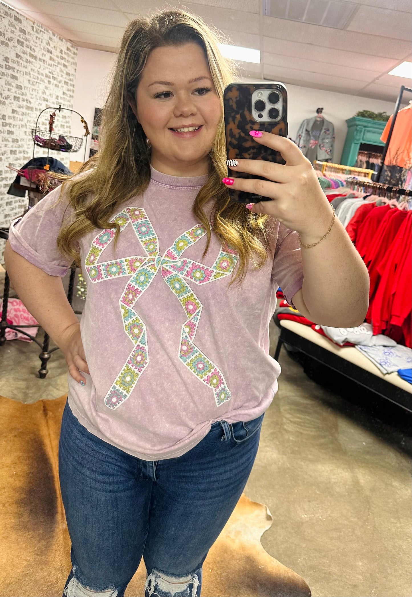 Puff Quilted Bow ZUTTER T-Shirt