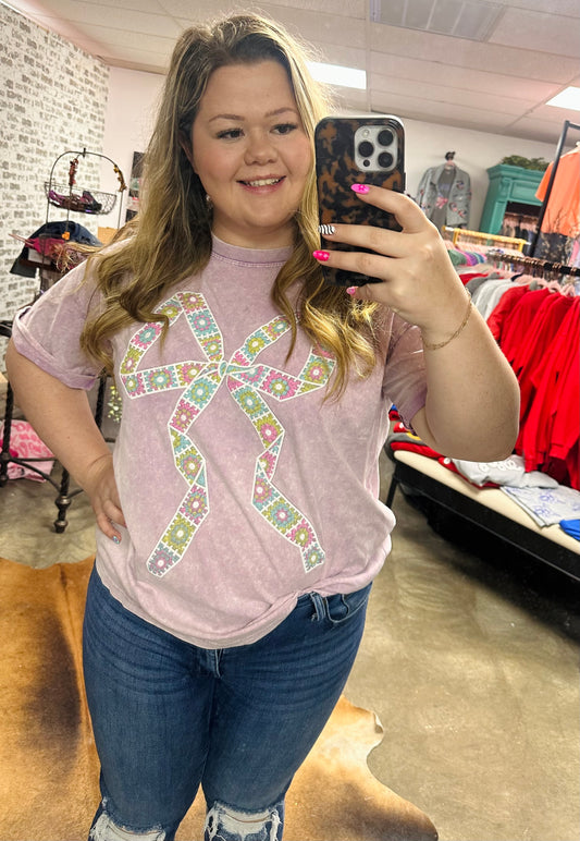 Puff Quilted Bow ZUTTER T-Shirt