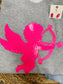 Pink Cupid Patch Sweatshirt