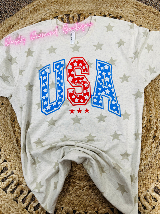 USA Stars T Shirt